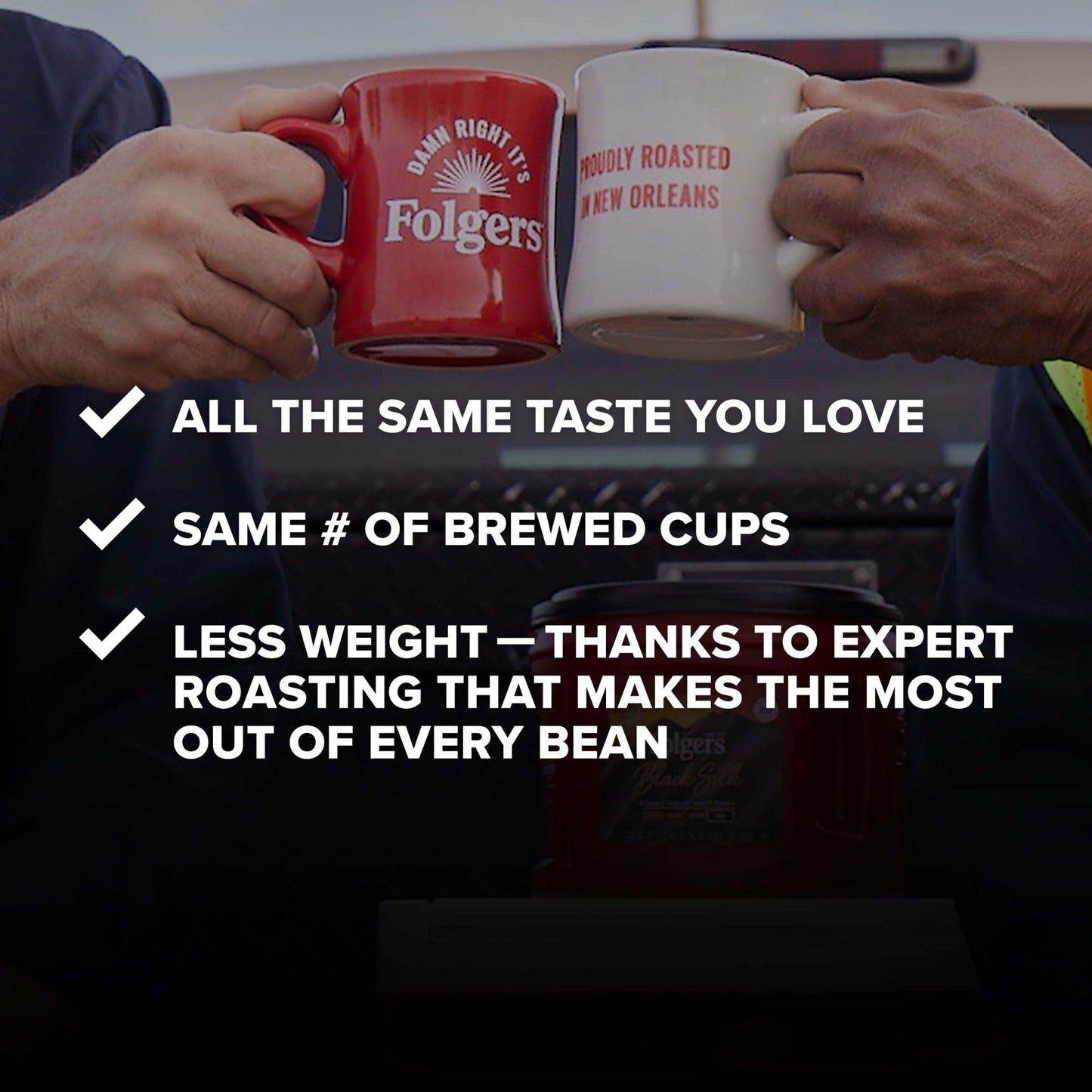 Folgers Colombian Coffee, Medium Roast Ground Coffee, 33.7 Ounce Canister