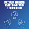 Mucinex Fast Max, Severe Congestion & Cough Cold and Flu Liquid Medicine, 6 fl oz