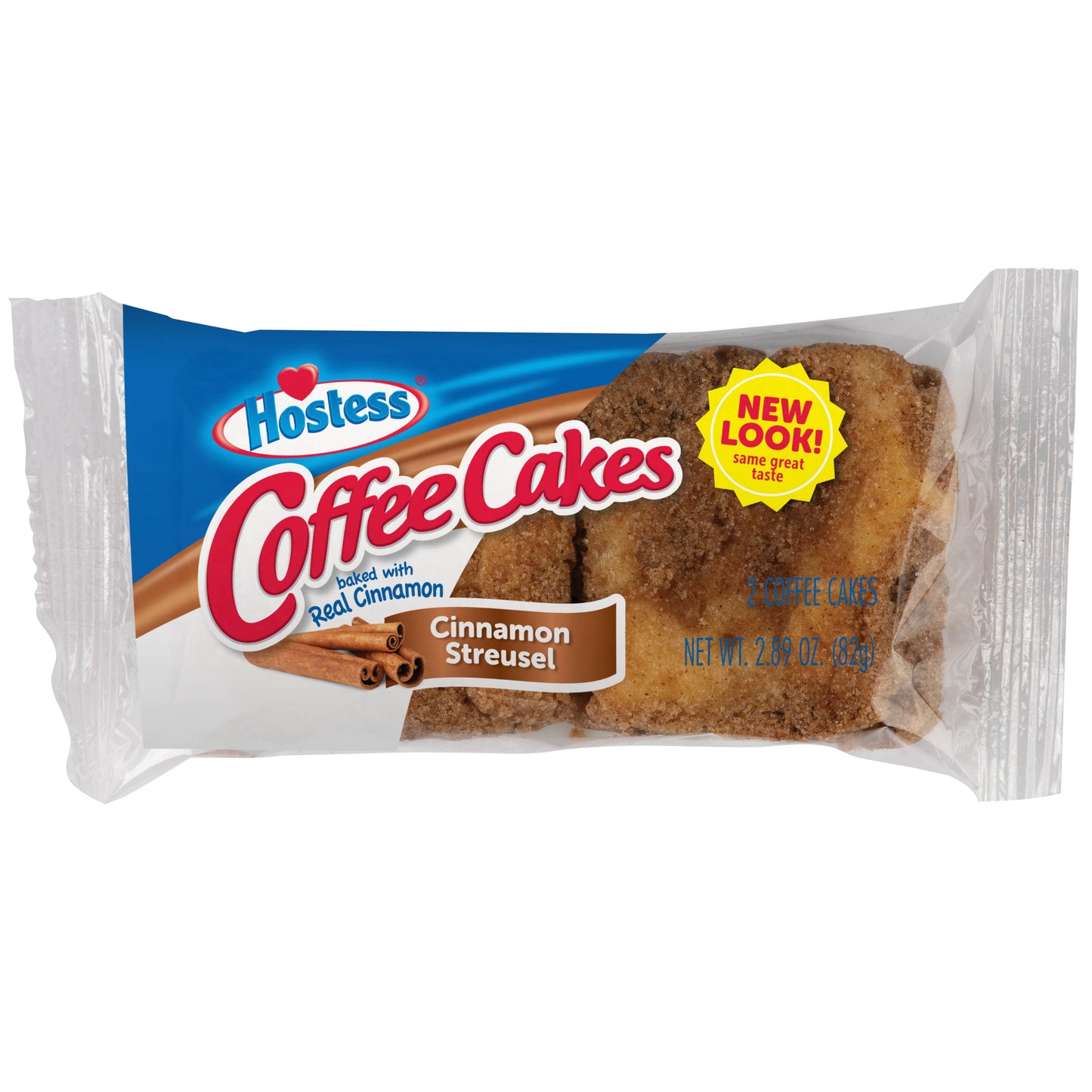 HOSTESS Coffee Cakes Single Serve, 2 Count, 2.89 oz