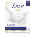 Dove Original Deep Moisturizing Beauty Bar Soap, Unscented, 3.75 oz (8 Bars)