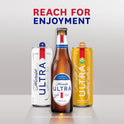 Michelob ULTRA Light Beer, 18 Pack Beer, 12 fl oz Bottles, 4.2% ABV, Domestic