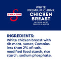 (2 Pack) Swanson White Premium Chunk Canned Chicken Breast in Water, Fully Cooked Chicken, 12.5 oz Can