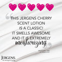 Jergens Hand and Body Lotion, Original Scent Moisturizing Body Lotion, with Cherry Almond Essence, 10 Oz