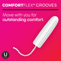 U by Kotex Click Compact Multipack Tampons, Regular/Super, Unscented, 45 Count