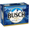 Busch Beer, 12 Pack Beer, 12 fl oz Cans, 4.3% ABV, Domestic