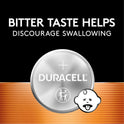 Duracell CR2032 3V Lithium Coin Battery with Child Safety Features, Compatible with Apple AirTag, Key Fob, Car Remote, Glucose Monitor, and other Devices, CR Lithium 3 Volt Cell (2 Count Pack)