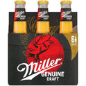 Miller Genuine Draft Lager Beer, 6 Pack, 12 fl oz Bottles, 4.7% ABV