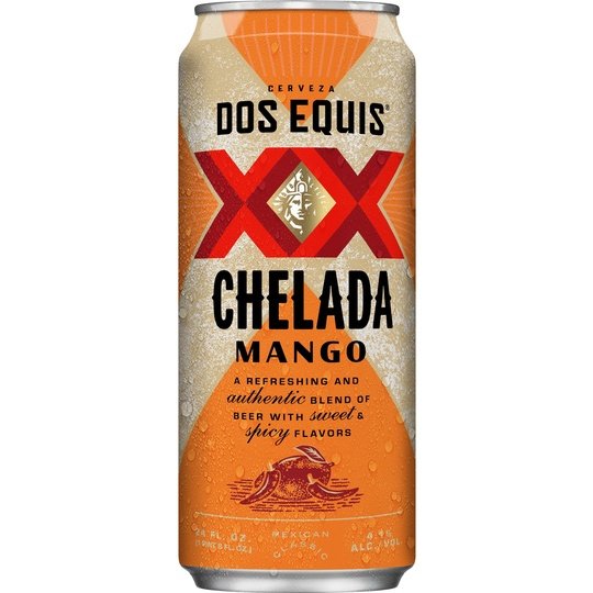 Dos Equis Chelada Mango, Single 24 fl oz Can, 4.1% Alcohol by Volume