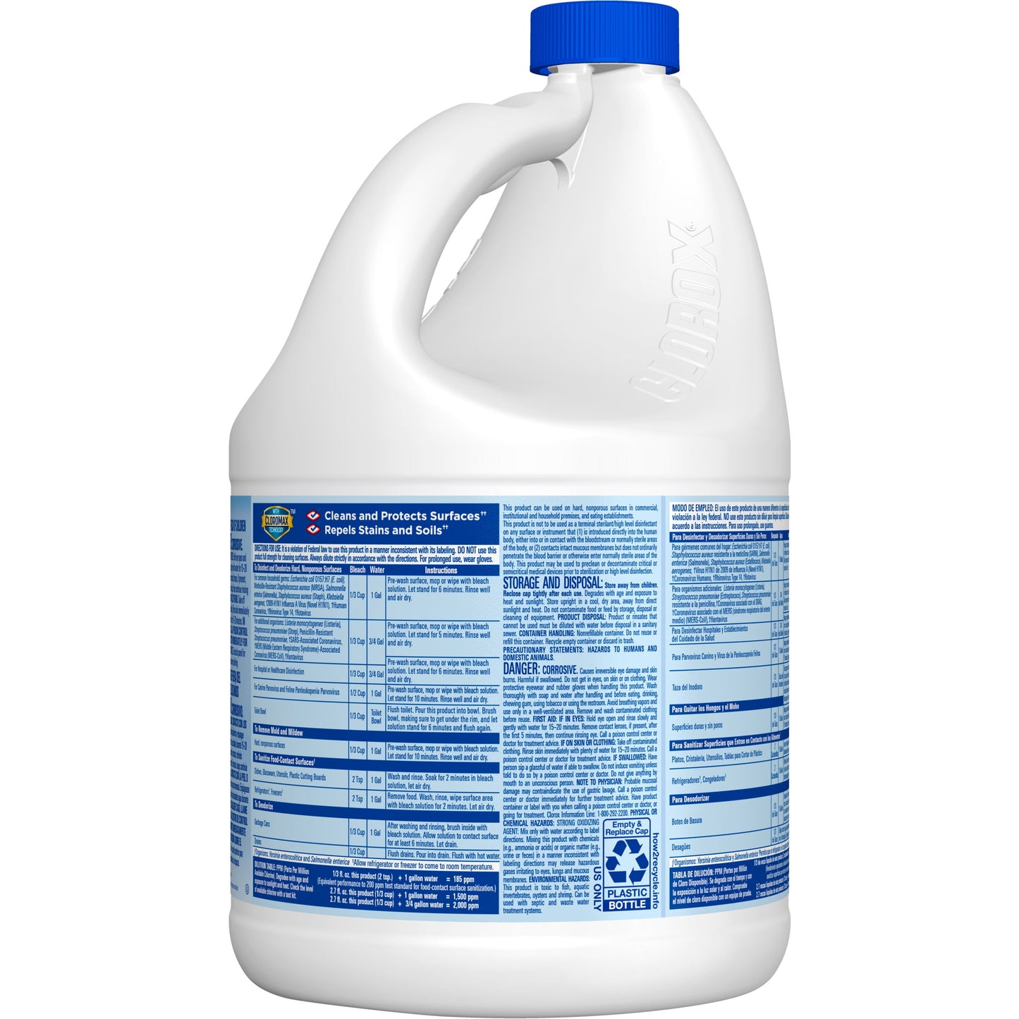 Clorox Germicidal Bleach Cleaner, Regular Scent, 121 fl oz