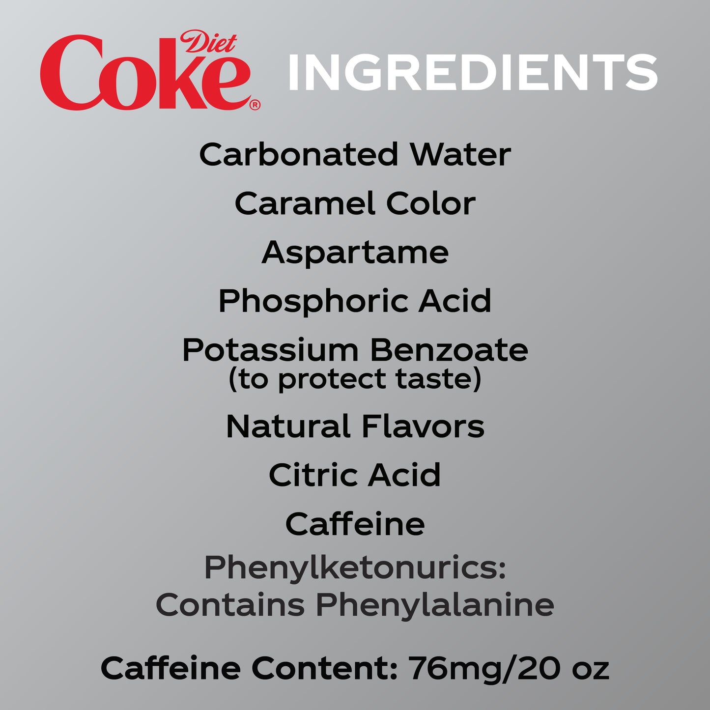 Diet Coke Soda Pop, 20 fl oz Bottle