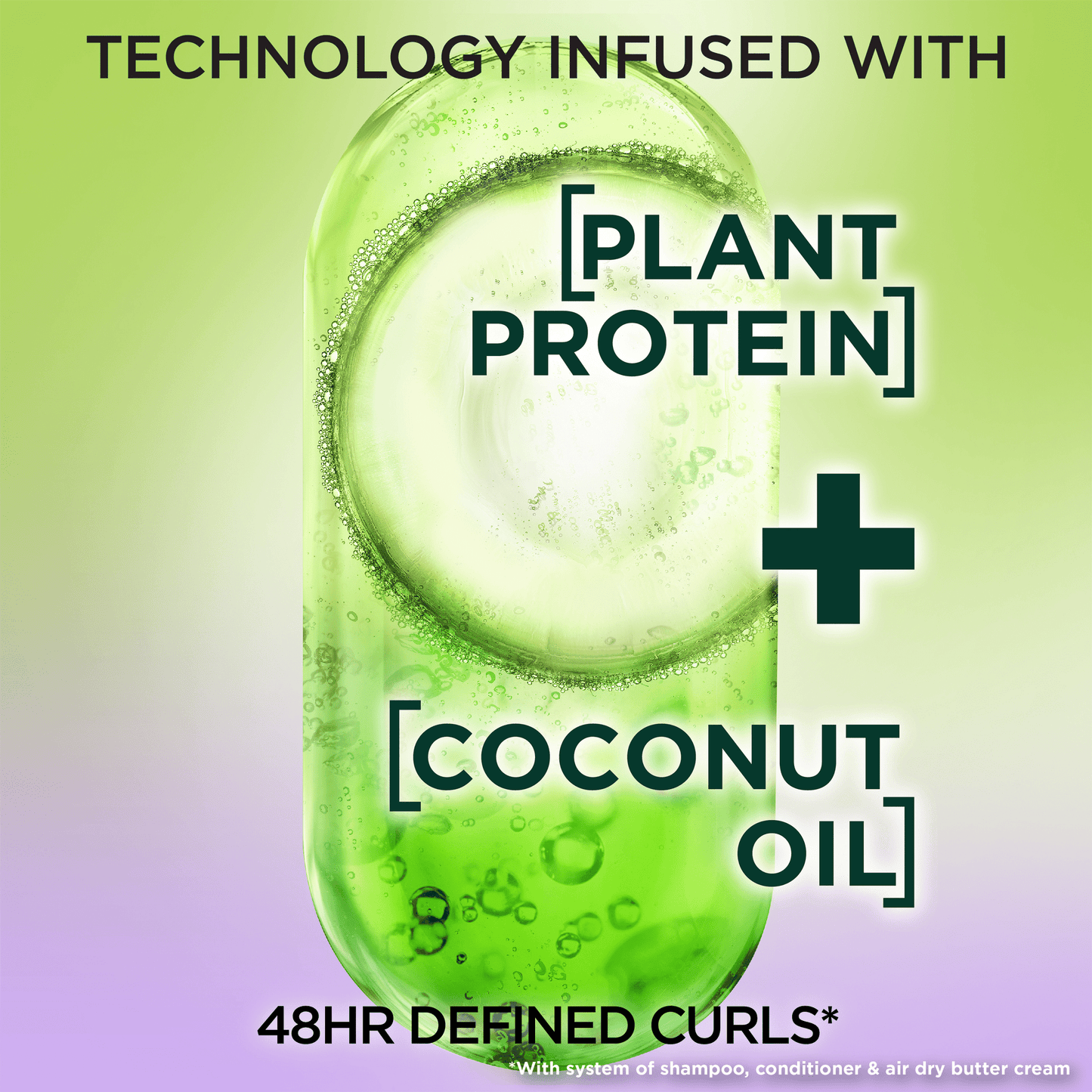 Garnier Fructis Curl Nourish Leave in Treatment with Glycerin Coconut Oil, 10.2 fl oz