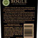 Bogle Zinfandel Red Wine, California, 14.5% ABV, 750ml Glass Bottle, 5-150ml Servings