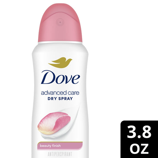 Dove Advanced Care Women's Antiperspirant Deodorant Dry Spray, Floral, 3.8 oz