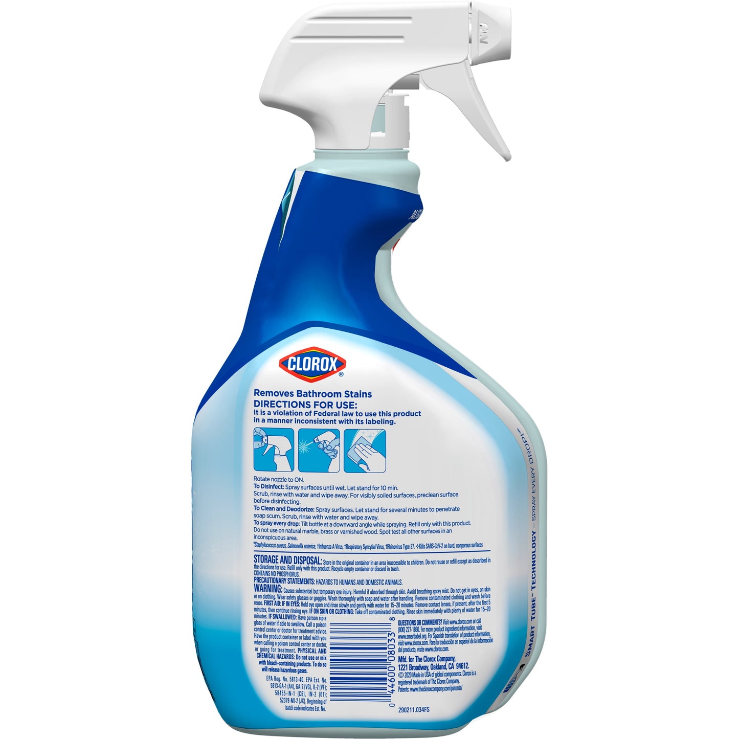 Clorox Bathroom Disinfecting Cleaner Spray, Original, 30 fl oz