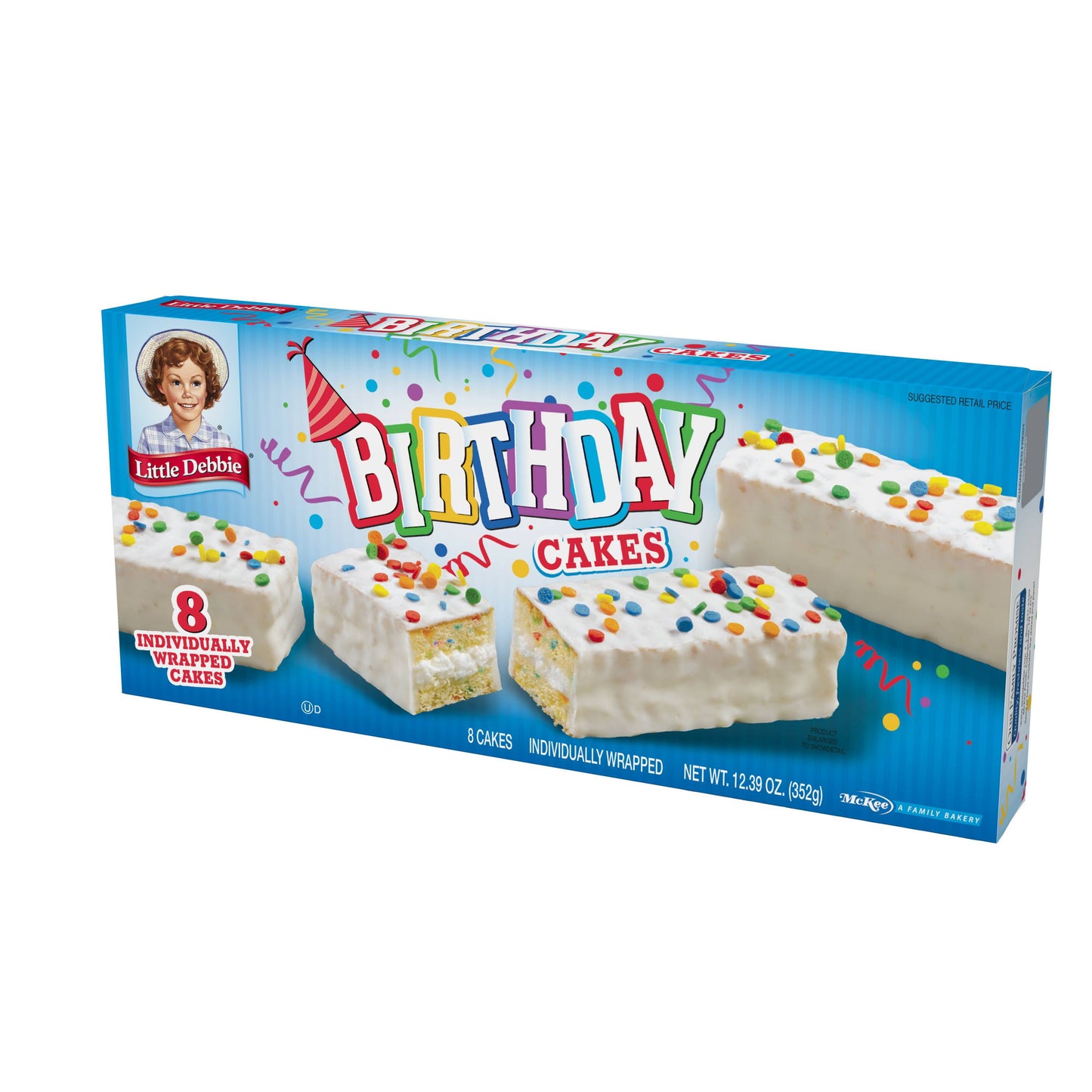 Little Debbie Birthday Cakes, 8 ct, 12.39 oz