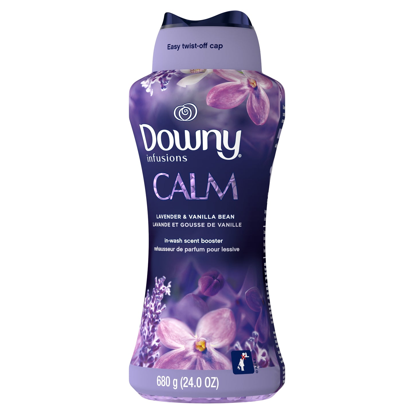 Downy Infusions In-Wash Scent Booster Beads, CALM, Lavender, 24 oz