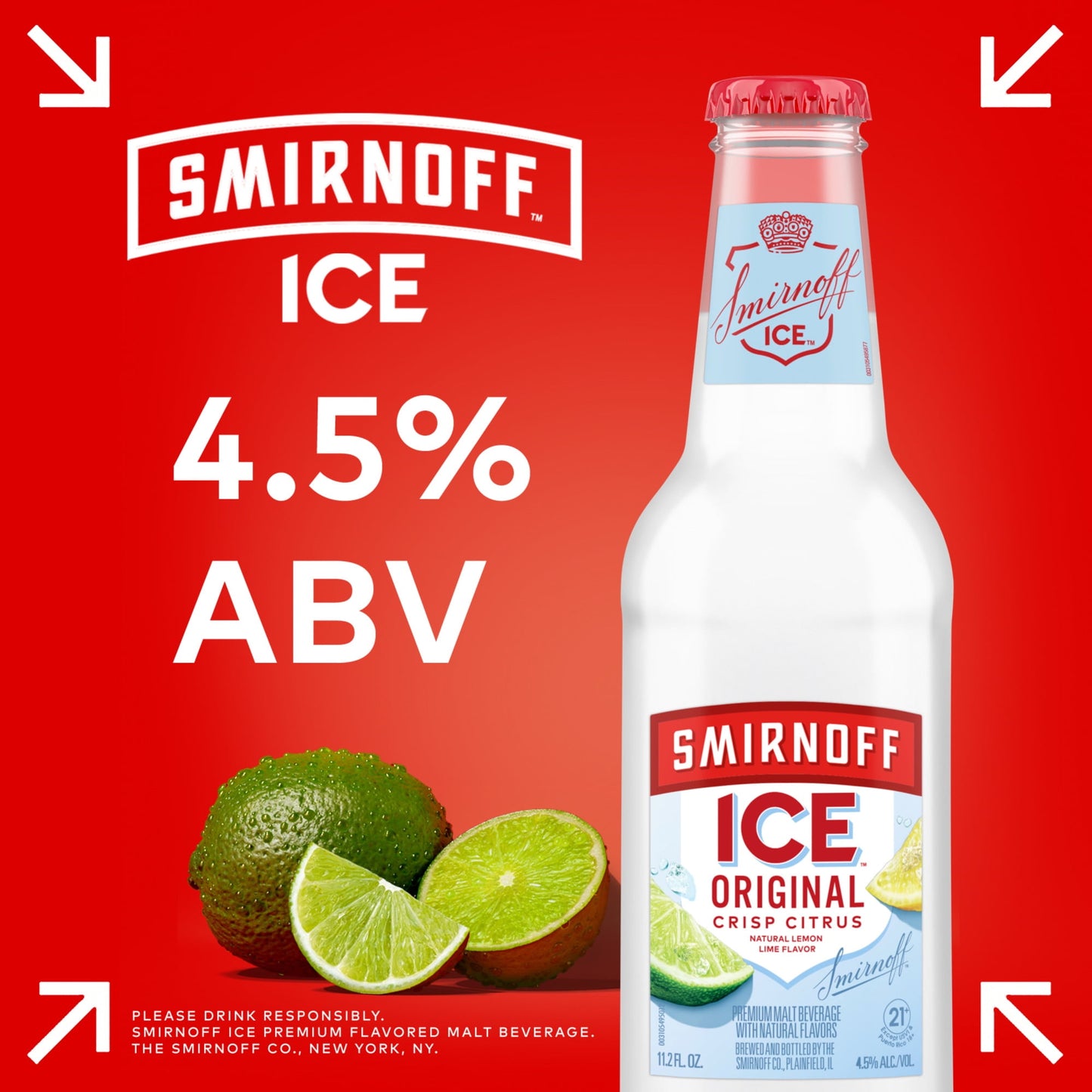 Smirnoff Ice Original, 11.2oz Bottles, 6pk