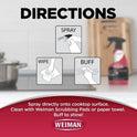 Weiman Ceramic & Glass Daily Cooktop Cleaner for Streak-Free Shine, 12 oz