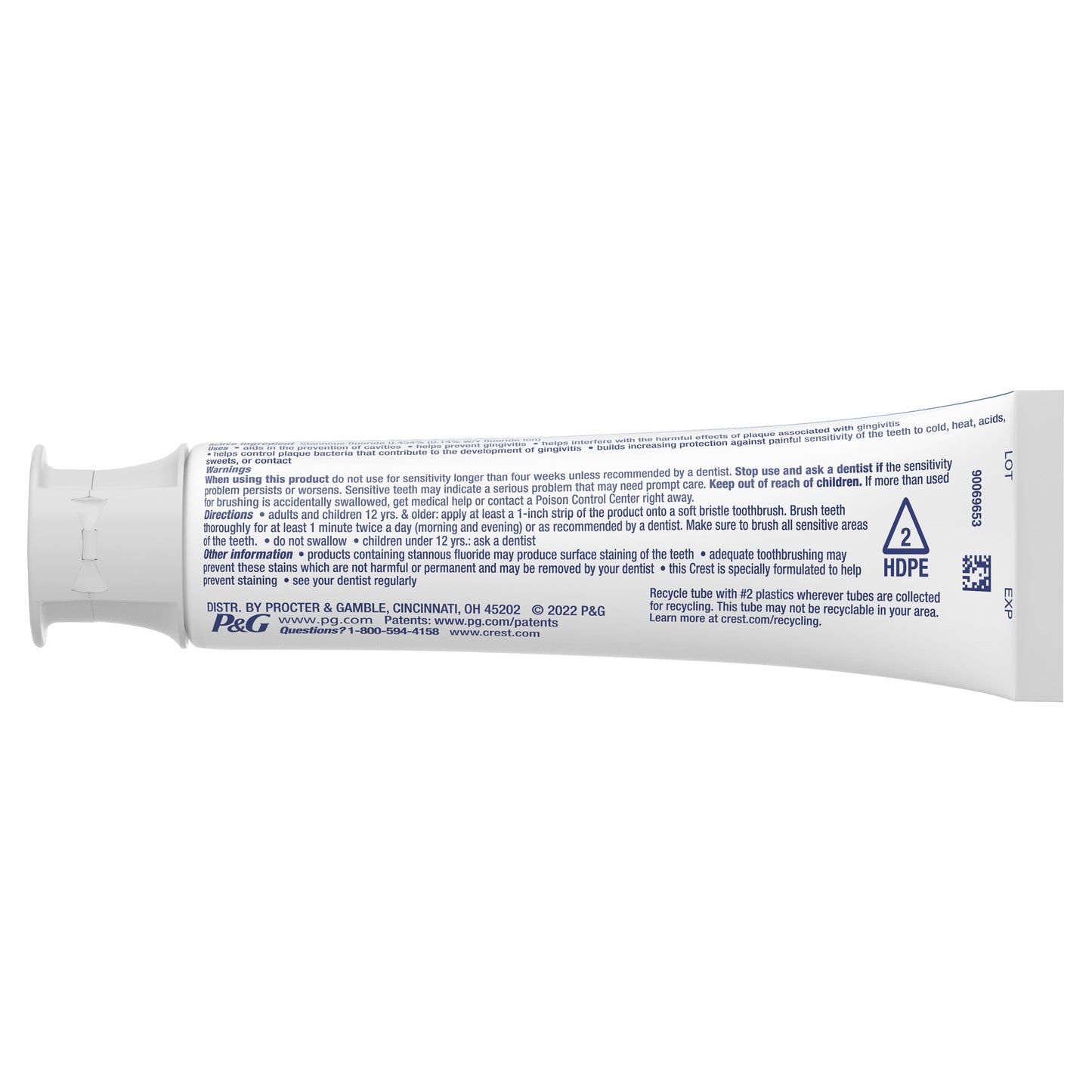 Crest Pro Health Smooth Formula Toothpaste, Clean Mint, 4.6 oz, 3 Pk