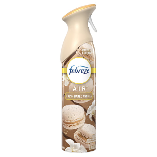 Febreze Air Effects Odor-Fighting Air Freshener Fresh Baked Vanilla, 8.8 oz. Aerosol Can