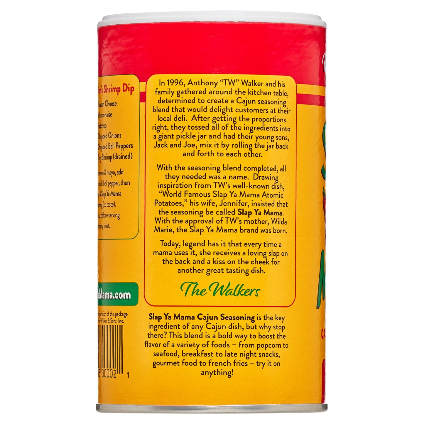 Slap Ya Mama Seasoning, 8oz Canister