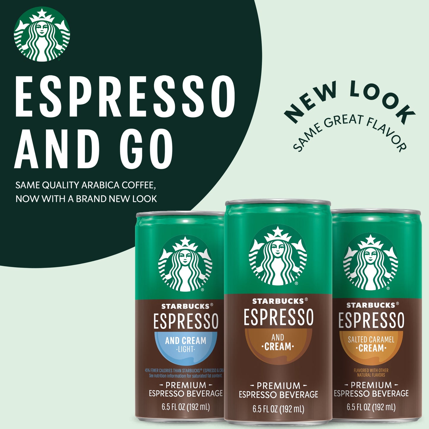 Starbucks Doubleshot Espresso & Cream Premium Coffee 6.5 oz Can