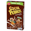 Post Cocoa PEBBLES Cereal, Chocolatey Kids Cereal, Gluten Free, 19.5 OZ Family Size Box