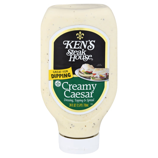 Ken's Steak House Creamy Caesar Dressing, Topping & Spread 24 fl oz