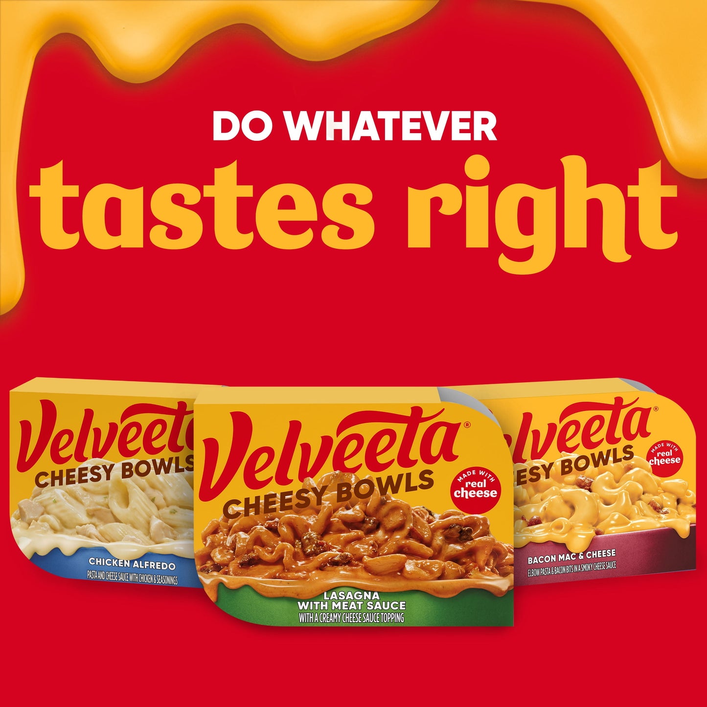 Velveeta Cheesy Bowls Lasagna with Meat Sauce Microwave Meal, 9 oz Tray