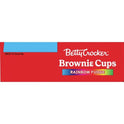 Betty Crocker Brownie Cups Mix, Rainbow Fudge, 13.7 oz