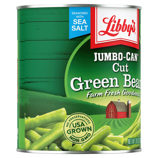 Libby's Canned Cut Green Beans, 28 oz Can