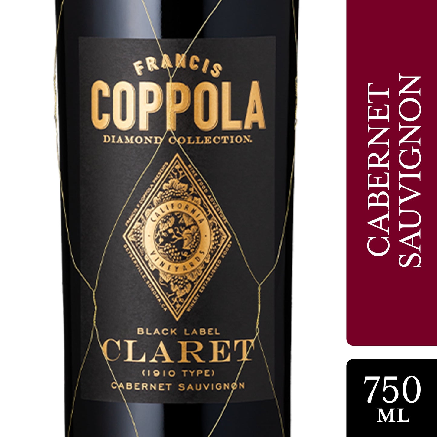 Coppola Diamond Claret Cabernet Sauvignon Red Wine, California, 750mL, 14.5% ABV