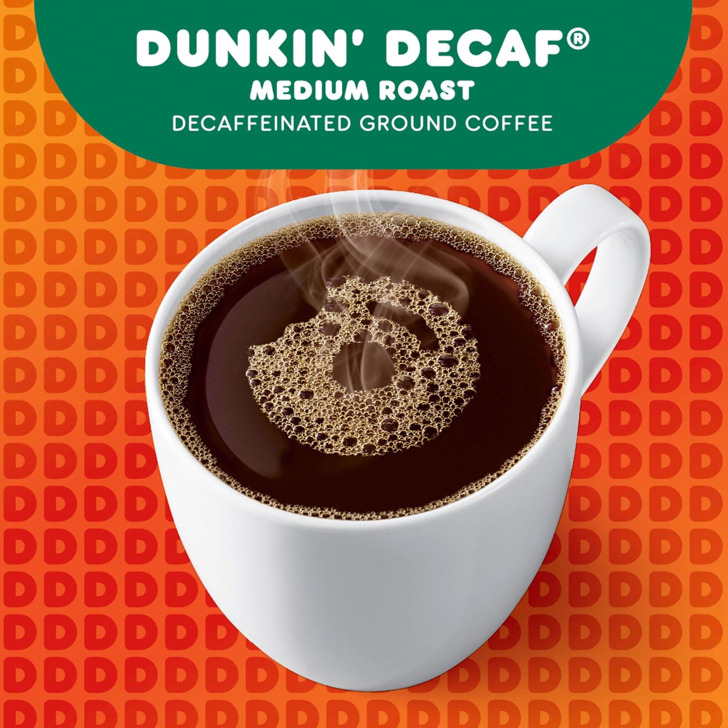 Dunkin Decaf Medium Roast Coffee, 12 Oz Bag