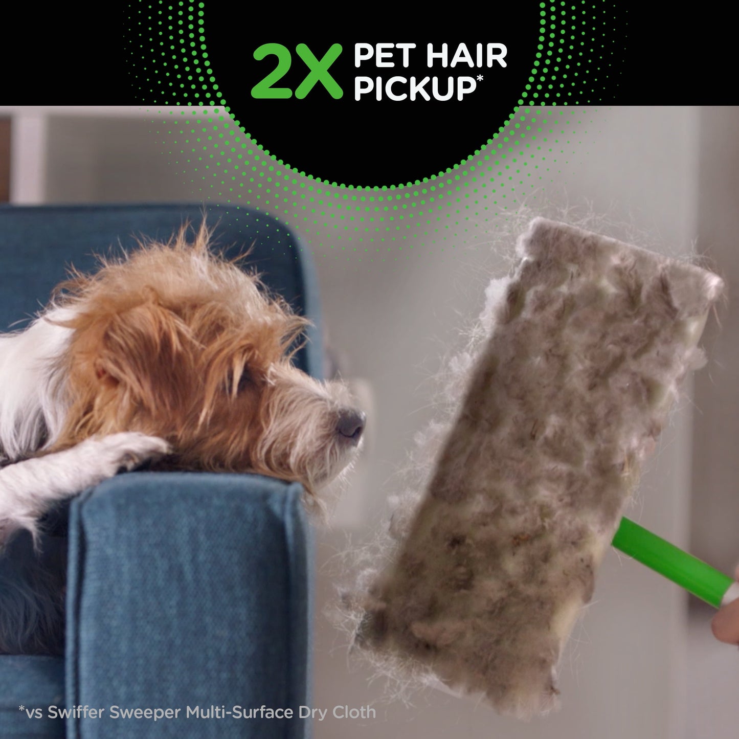 Swiffer Sweeper Pet Heavy Duty Dry Cloth Refills, Febreze Freshness, 32  Ct White Pads