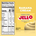 Jell-O Banana Cream Instant Pudding Mix & Pie Filling, 5.1 oz. Box