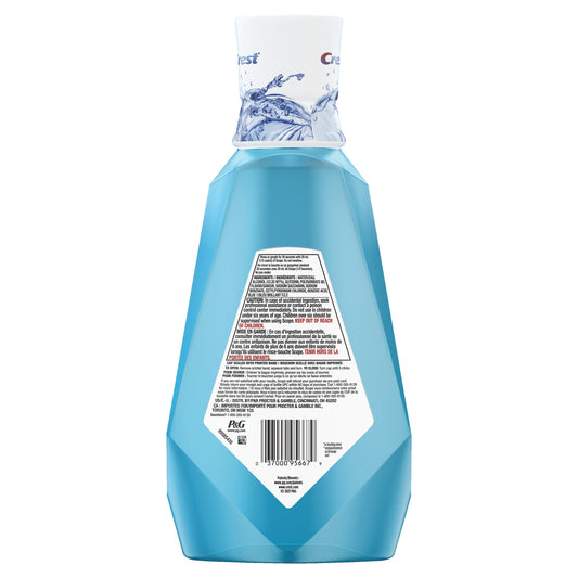 Crest Scope Outlast Mouthwash, Cool Peppermint, 1L 33.8 fl oz, for Adults and Children 6+