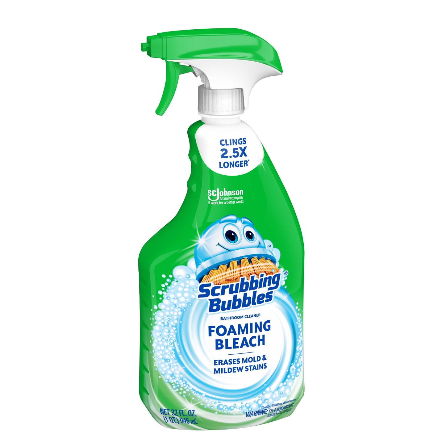 Scrubbing Bubbles Foaming Bleach Bathroom Cleaner, Trigger Bottle - 32oz