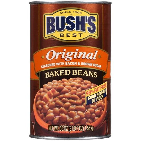 Bush's Original Baked Beans, Canned Beans, 55 oz Can