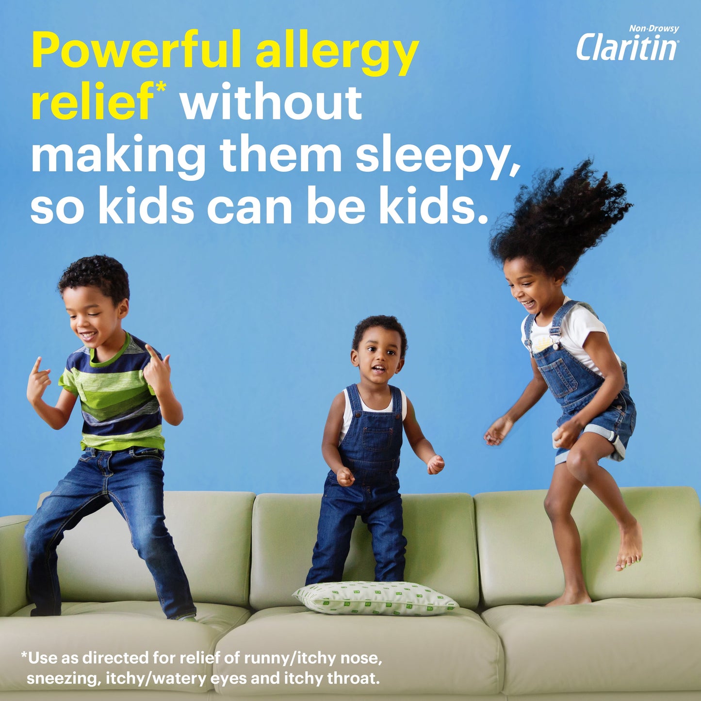 Claritin Allergy Medicine for Kids, Loratadine Antihistamine Grape Chewable Tablets, 10 Ct