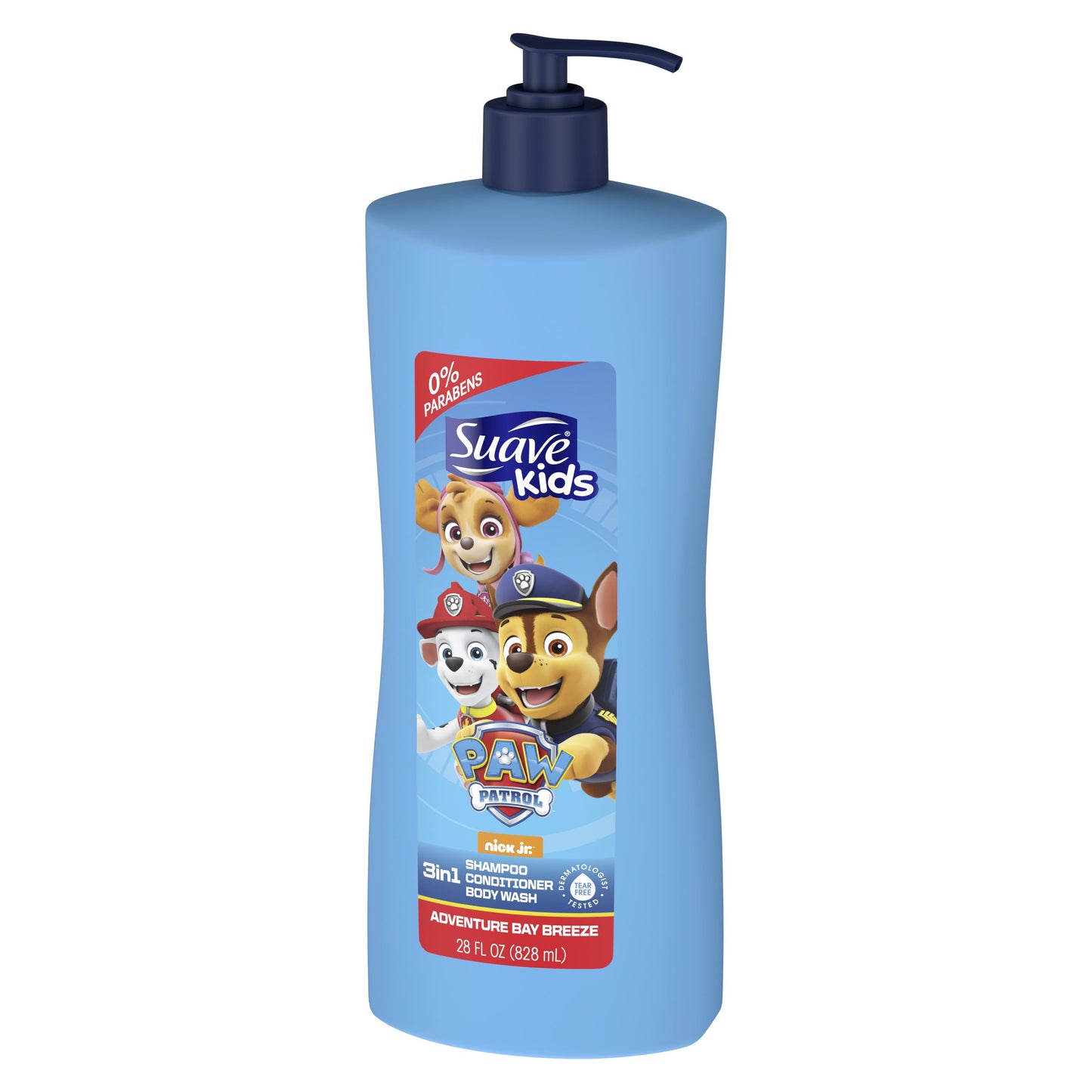 Suave Kids Paw Patrol Adventure 3-in-1 Shampoo Conditioner & Body Wash, 28 oz