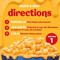 Velveeta Shells and Cheese Macaroni and Cheese Cups Easy Microwavable Dinner, 4 ct Pack, 2.39 oz Cups