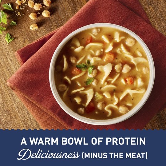 Progresso Chickpea & Noodle Protein Soup, Vegetarian, 18.5 oz.