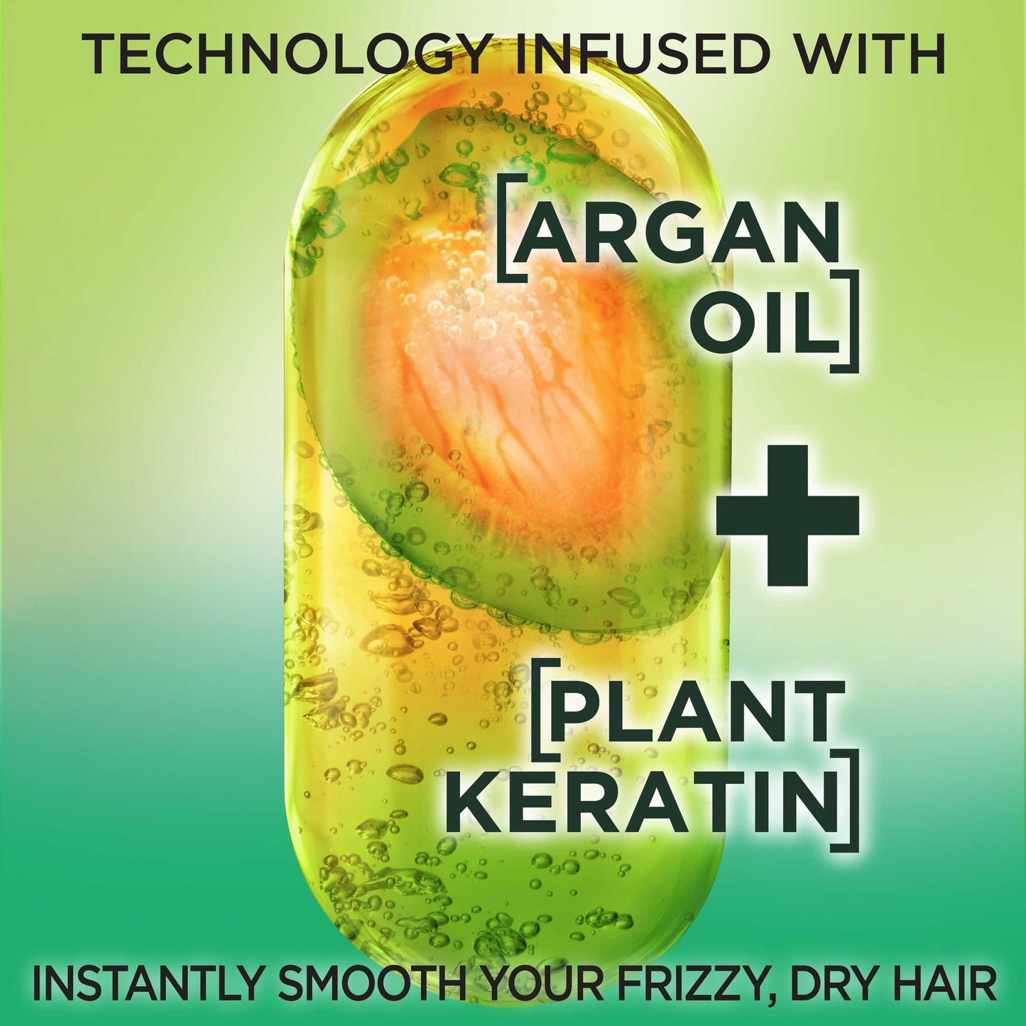 Garnier Fructis Sleek and Shine Smoothing Conditioner with Argan Oil, 21 fl oz