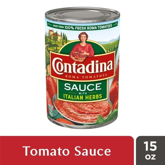 Contadina Tomato Sauce with Italian Herbs, 15 oz Can