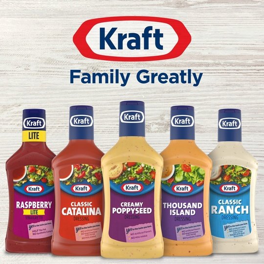 Kraft Creamy Poppyseed Salad Dressing, 16 fl oz Bottle