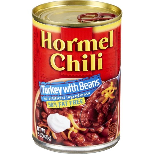 HORMEL Chili Turkey with Beans, 98% Fat Free, 15 Oz