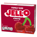 Jell-O Cherry Artificially Flavored Gelatin Dessert Mix, Family Size, 6 oz Box