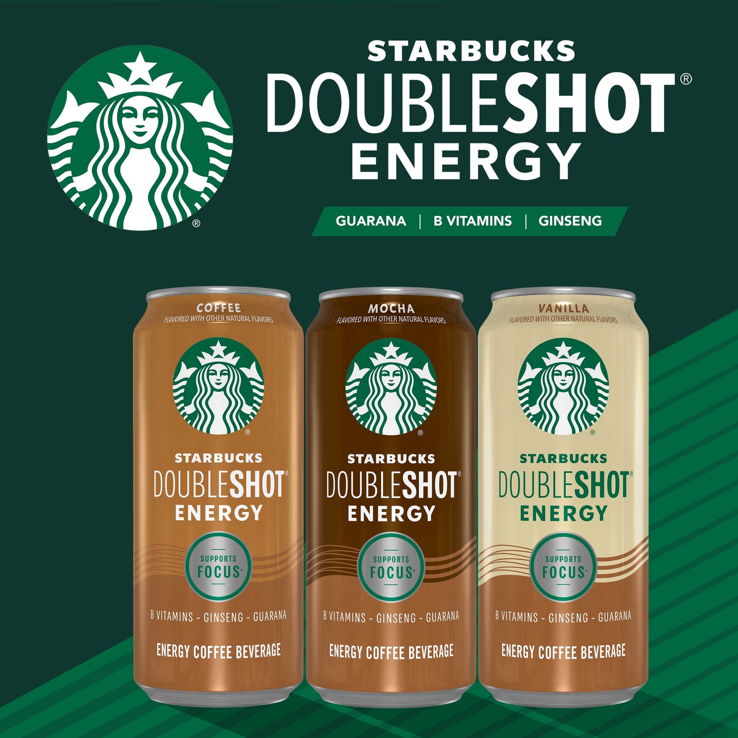 Starbucks Doubleshot Energy, Vanilla Coffee, 15 fl oz, Canned Coffee Drink