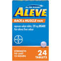 Aleve Back & Muscle Pain Reliever Naproxen Sodium Tablets, 24 Count