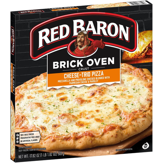 Red Baron Brick Oven Cheese Frozen Pizza 17.82oz